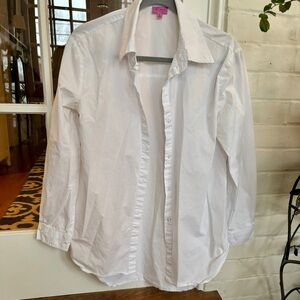 Miami White Casual Button Down Shirt